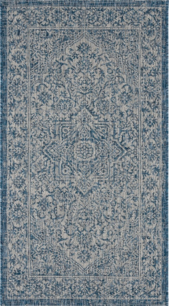 Safavieh Courtyard CY8763-36821 Navy / Light Grey Area Rug main image