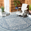 Safavieh Courtyard CY8763-36821 Navy / Light Grey Area Rug Room Scene