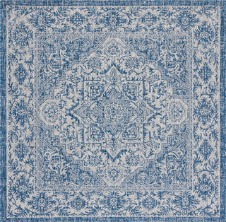 Safavieh Courtyard CY8763-36821 Navy / Light Grey Area Rug Square