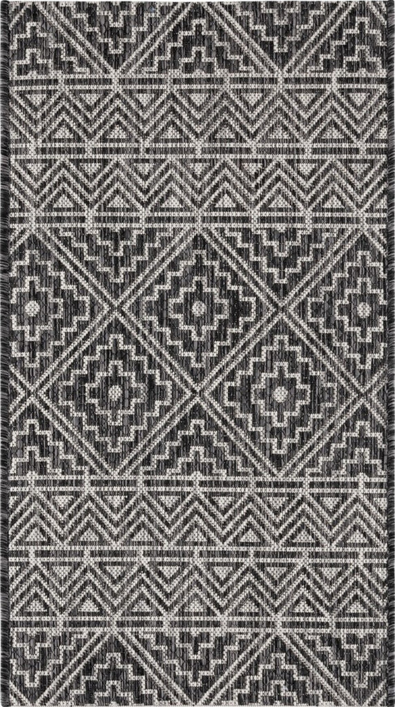 Safavieh Courtyard CY8787-37621 Black / Grey Area Rug main image