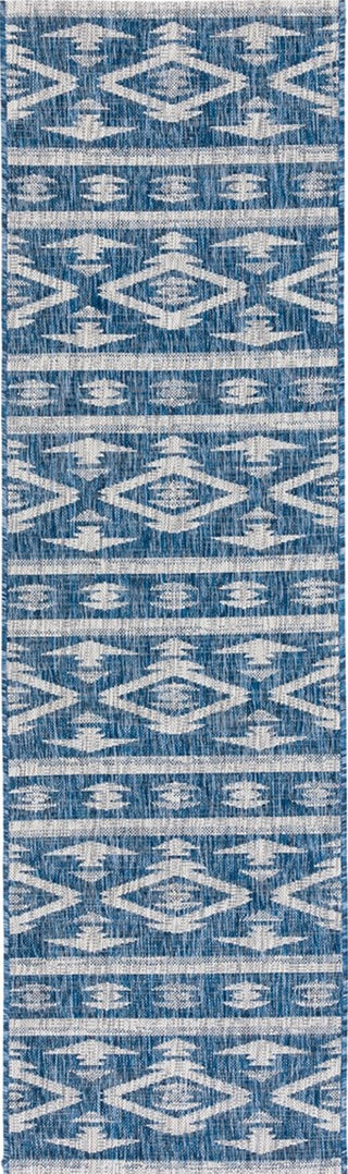 Safavieh Courtyard CY8863-36821 Navy / Grey Area Rug Runner