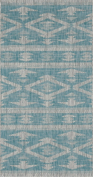 Safavieh Courtyard CY8863-37121 Aqua / Grey Area Rug main image