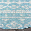 Safavieh Courtyard CY8863-37121 Aqua / Grey Area Rug Detail