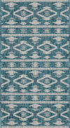 Safavieh Courtyard CY8863-37221 Teal / Grey Area Rug main image