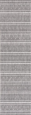 Safavieh Courtyard CY8866-37612 Black / Grey Area Rug Runner