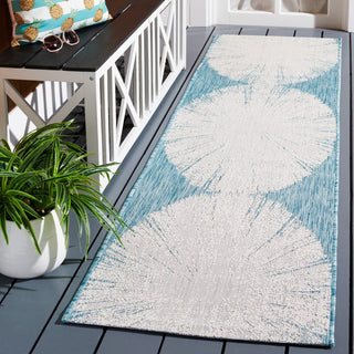 Safavieh Courtyard CY8893-53621 Beige / Aqua Area Rug Room Scene Feature