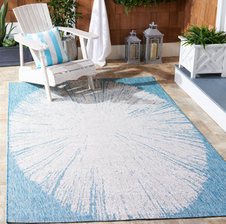 Safavieh Courtyard CY8893-53621 Beige / Aqua Area Rug Room Scene