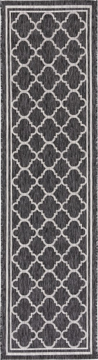 Safavieh Courtyard CY8918-37621 Black Charcoal Area Rug Runner