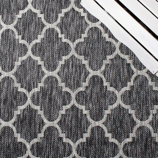 Safavieh Courtyard CY8918-37621 Black Charcoal Area Rug Detail