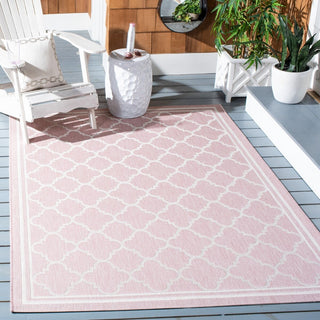 Safavieh Courtyard CY8918-56221 Pink / Beige Area Rug Room Scene Feature