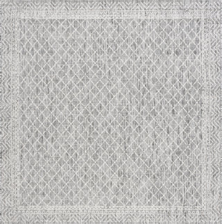 Safavieh Courtyard CY8943-59021 Light Grey / Dark Area Rug Square