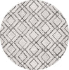 Safavieh Courtyard CY8951-53712 Ivory / Black Area Rug Round