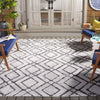 Safavieh Courtyard CY8951-53712 Ivory / Black Area Rug Room Scene