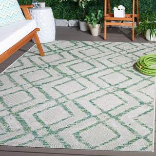 Safavieh Courtyard CY8951-55712 Ivory / Green Area Rug Room Scene Feature