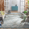 Safavieh Courtyard CY8955-37212 Grey / Blue Area Rug Room Scene