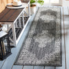 Safavieh Courtyard CY8966-37621 Black / Grey Area Rug Room Scene Feature