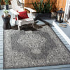 Safavieh Courtyard CY8966-37621 Black / Grey Area Rug Room Scene