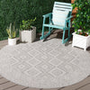 Safavieh Courtyard CY8998-55321 Ivory / Light Grey Area Rug Room Scene