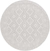 Safavieh Courtyard CY8998-55321 Ivory / Light Grey Area Rug Round