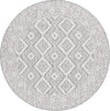 Safavieh Courtyard CY8998-59021 Light Grey / Dark Area Rug Round