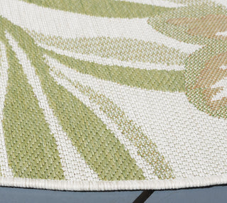 Safavieh Courtyard CY9433-52745 Ivory / Green Area Rug Detail