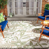 Safavieh Courtyard CY9433-52745 Ivory / Green Area Rug Room Scene Feature