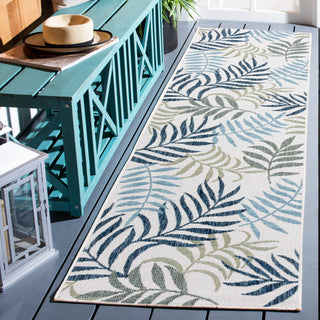 Safavieh Courtyard CY9631-53424 Beige / Green Blue Area Rug Room Scene Feature