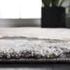 Safavieh Cyrus Shag CYR121H Dark Grey / Orange Area Rug Detail