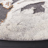 Safavieh Cyrus Shag CYR121H Dark Grey / Orange Area Rug Detail