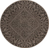 Safavieh Dip Dye DDY151H Dark Grey Area Rug Round