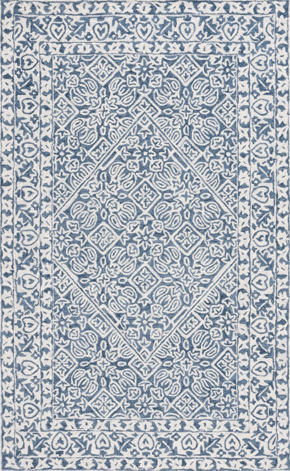 Safavieh Dip Dye DDY151M Blue / Ivory Area Rug main image