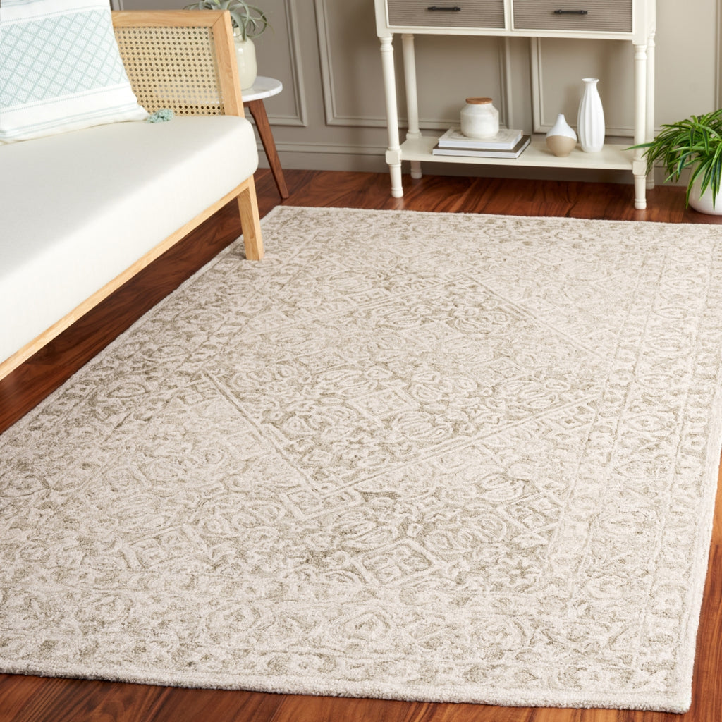 Safavieh Dip Dye DDY151W Sage / Ivory Area Rug Room Scene Feature