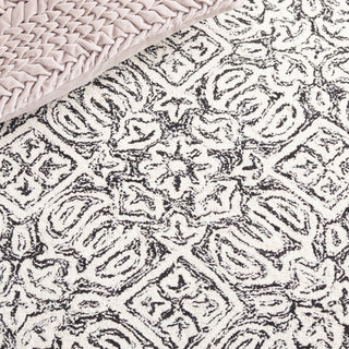 Safavieh Dip Dye DDY151Z Ivory / Black Area Rug Detail