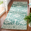 Safavieh Dip Dye DDY901Y Dark Green / Ivory Area Rug Room Scene Feature