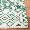 Safavieh Dip Dye DDY901Y Dark Green / Ivory Area Rug Detail