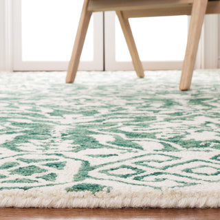 Safavieh Dip Dye DDY901Y Dark Green / Ivory Area Rug Detail