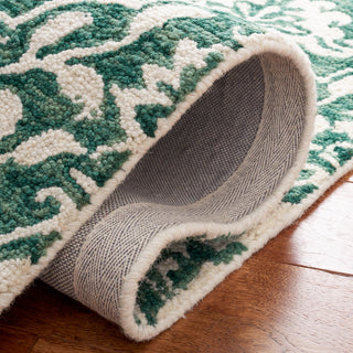 Safavieh Dip Dye DDY901Y Dark Green / Ivory Area Rug Detail