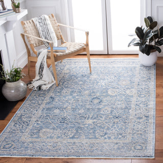 Safavieh Dream DRM408J Grey / Turquoise Area Rug Room Scene Feature