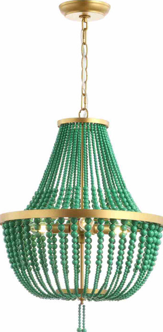 Safavieh Prince DSN1300A Green / Gold Lamp Main On