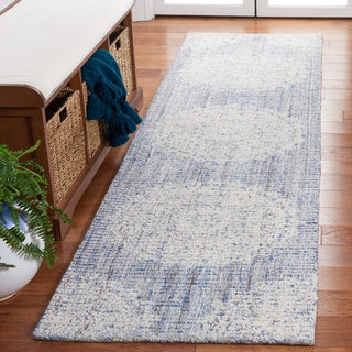 Safavieh Ebony EBN106 Blue / Ivory Area Rug Room Scene Feature