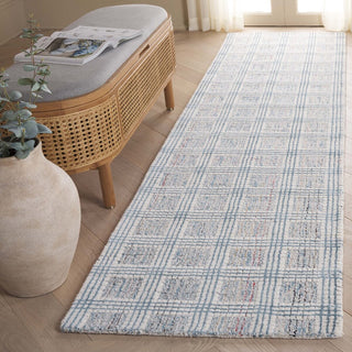 Safavieh Ebony EBN119A Blue / Ivory Area Rug Room Scene Feature