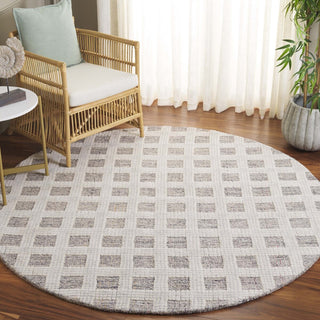 Safavieh Ebony EBN119F Grey / Ivory Area Rug Room Scene Feature