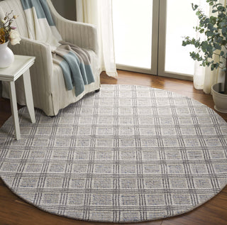 Safavieh Ebony EBN119M Blue / Grey Area Rug Room Scene