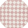 Safavieh Ebony EBN120U Blush Pink / Ivory Area Rug Round