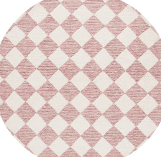 Safavieh Ebony EBN120U Blush Pink / Ivory Area Rug Round