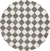 Safavieh Ebony EBN120Z Black / Ivory Area Rug Round