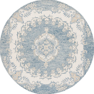 Safavieh Ebony EBN121L Dark Blue / Ivory Area Rug main image