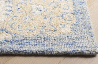 Safavieh Ebony EBN121M Blue / Ivory Area Rug Detail