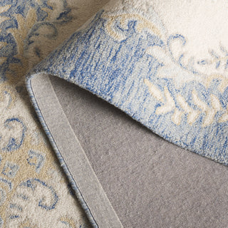 Safavieh Ebony EBN121M Blue / Ivory Area Rug Fold