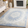 Safavieh Ebony EBN121M Blue / Ivory Area Rug Room Scene